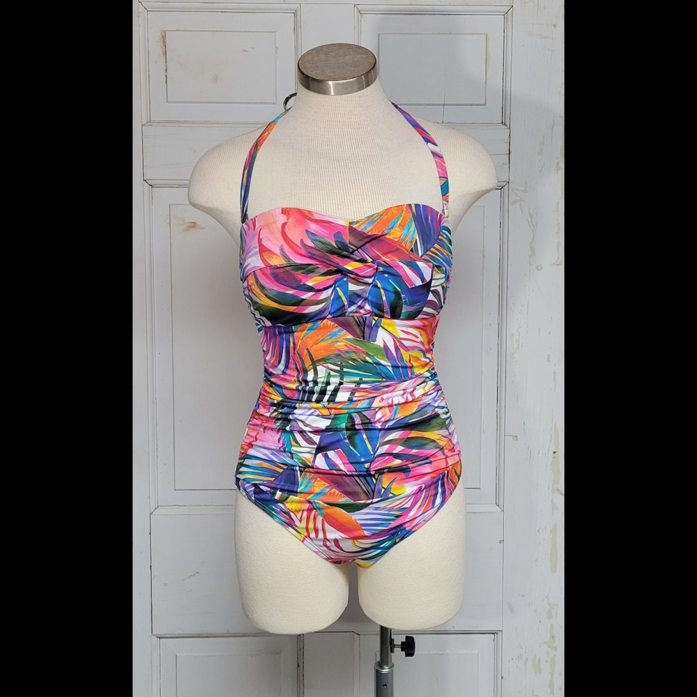 Ralph Lauren tropical swimsuit and cover size medium